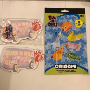 Origami Book and memo pads